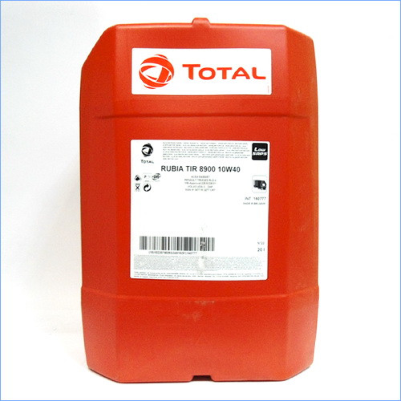 Масло моторне Total Rubia 8900 10W40 20L/ Тотал рубиа 8900 10W-40 20 л