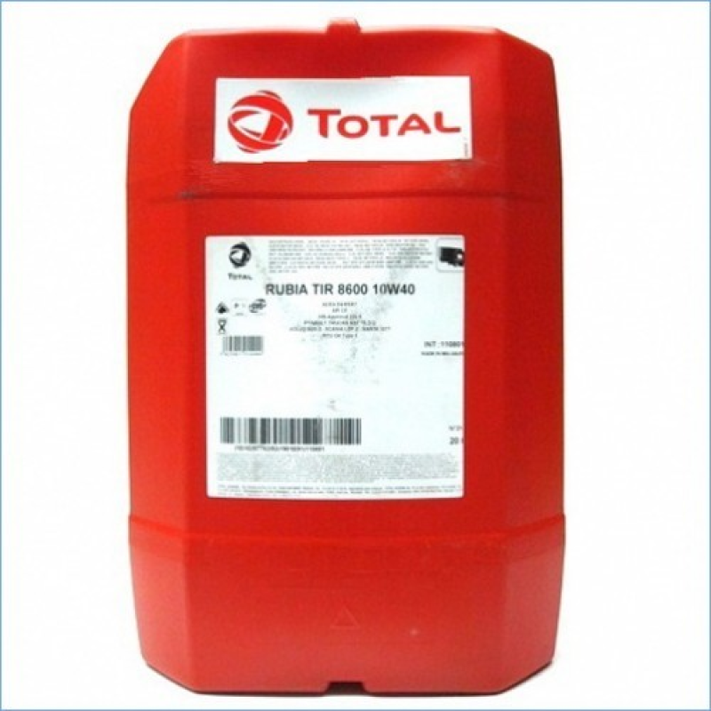 Масло моторне Total RUBIA TIR 8600 10W-40, 20 л/ Тотал рубиа 8600 10W-40