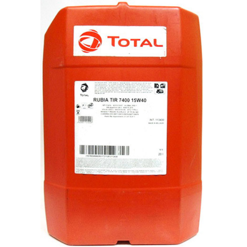 Масло моторне Total Rubia 7400 15W40 20L/ Тотал рубиа 7400 15W-40 20 л