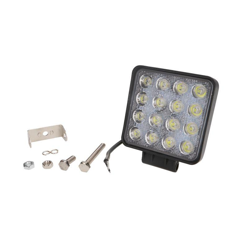 Фара додаткового світла 16 LED-порошок робочого світла 12/24/30V, 48W, Фара додаткового світла 16 LED-порошок робочого світла 12/24/30V, 48W,