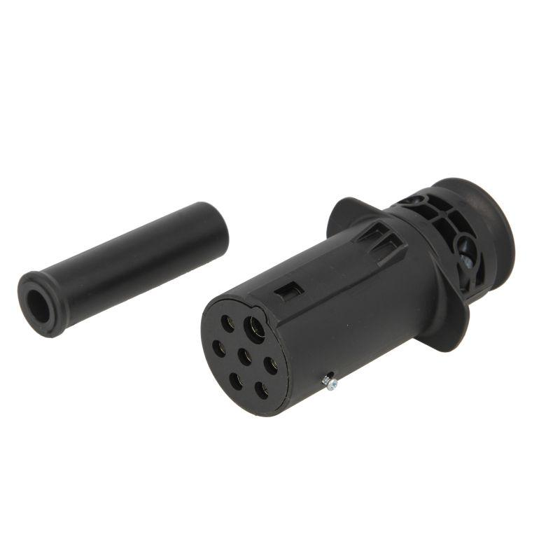 Вилка кабелю електричного спірального типу N 24V 7 Pin TRUCKLIGHT пластикова вилка (мама мама)