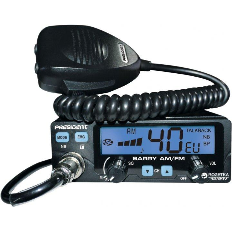 Радіостанція Президент / Радостанция / Рація / Рація President Barry ASC 12/24В (TXPR002)